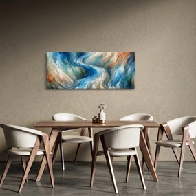 Tablou - Curent abstract (120x50 cm)