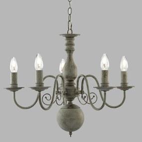 Lustra stil rustic Greythorne 5L 2265-5GY SRT