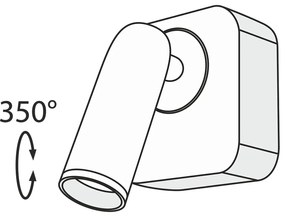 Aplica cu spot directionabil LED design modern MIRAX alb MYC039WL-L3W3K