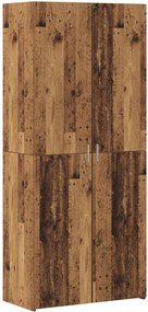 vidaXL Bufet 2 pcs Lemn vechi 80 x 42 x 185 cm