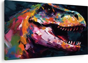 Tablou - Dinozaur, pictură (90x60 cm)