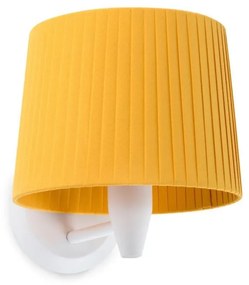 Aplica de perete moderna design elegant SAMBA mini alb/galben