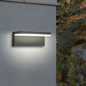 Brilagi - Aplică de perete LED TESSI LED/10W/230V antracit IP54