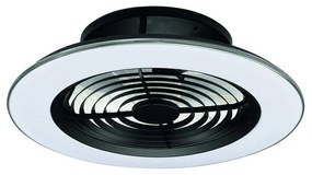 Lustra LED Smart cu Ventilator si telecomanda ALISIO negru