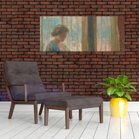 Tablou - Childe Hassam, The New York Window, reproducere (120x50 cm)