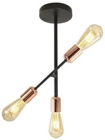 Lustra vintage 3 becuri E27 STRAIGHT KL103006 KLAUSEN