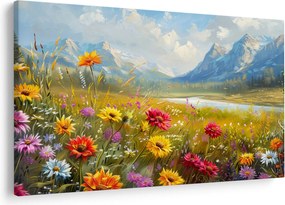 Tablou - Peisaj pictat (90x60 cm)