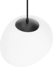 BRILAGI - Lampă suspendată pe cablu PEBBLES 1xE27/40W/230V Ø 30 cm neagră