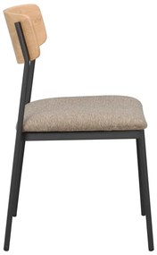 Scaune de dining bej/natural 2 buc. Maymont – Rowico