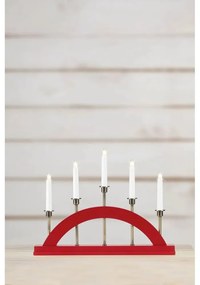 Decorațiune luminoasă de Crăciun roșie Bridge – Markslöjd