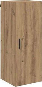 vidaXL Dulap montat pe perete Stejar Artizanal 34,5 x 34 x 90 cm