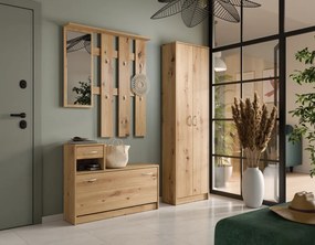 Set pentru hol, stejar artisan, VIRA-MECKI NEW