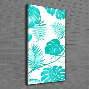 Imprimare tablou canvas Frunze tropicale