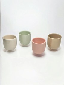 Set 4 Pahare Cafea Ceramica NOVUM Springtime 250ml