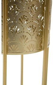 Set 2 suporturi pentru ghivece Mauro Ferretti Golvy, înălțime 40 cm, auriu