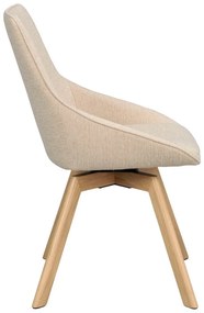 Scaune de dining bej 2 buc. Alison – Rowico