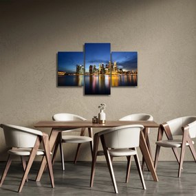 Tablou cu orașul nocturn (90x60 cm)