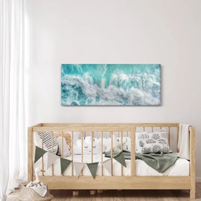 Tablou - Vedere a valurilor oceanului (120x50 cm)