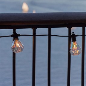 Ghirlandă luminoasă număr becuri 10 buc. cu alimentare la priză sau solară, lungime 300 cm Marcus – Sirius