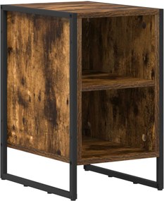 vidaXL Noptieră Stejar Fumuriu 39.5 x 30 x 50 cm Lemn compozit