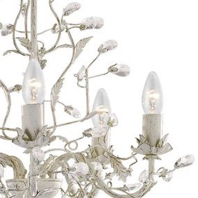 Lustră pe lanț ALMANDITE 5xE14/40W/230V Searchlight 2495-5CR