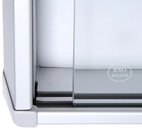 Vitrina de informatii interioare cu usi glisante 9 x A4 - spate tabla, aluminiu