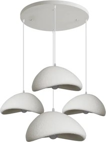 BRILAGI - Lustră pe cablu WABI SABI 4xE27/60W/230V albă