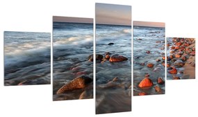 Tablou cu plaja mării (125x70 cm), în 40 de alte dimensiuni noi
