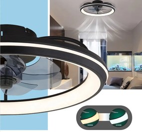 Lustra LED cu ventilator si telecomanda CELESTE 03643 GL