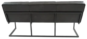 Banca dining din piele de bivol ✔ model FLEET SHANGHAI | Dimensiuni: 220x60x87x52 cm