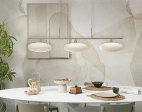 Lustra suspendata design modern Sapporo 3 alb/sand