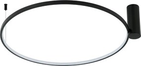 Plafonieră LED RING S, 34W/230V, 3000/4000/6000K, Ø 60 cm, neagră