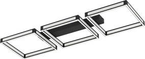 Plafonieră LED ALTAFLOR 3xLED/11,2W/230V neagră Eglo 99789