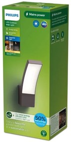 Aplică LED de exterior Philips SPLAY LED/3,8W/230V IP44