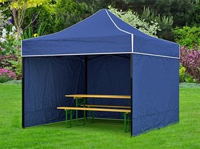 Cort pavilion 3x4,5 albastru simple SQ