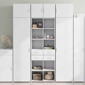vidaXL Dulap de depozitare, alb, 70x42,5x225 cm, lemn prelucrat