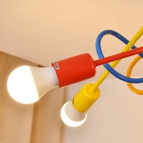 Lustr LED pentru copii OXFORD 5xE27/15W/230V montat pe tavan