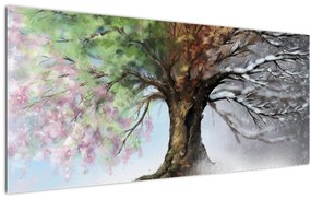Tablou - Arborele celor patru anotimpuri (120x50 cm)