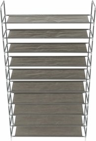 Pantofar 10 rânduri, gri, FILOU