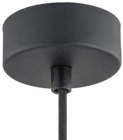 Pendul modern design retro Beverly negru/crom