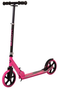 Trotineta din aluminiu NOVOKIDS™ Storm Scooter, maxim 100 kg, Functie Super Brake, Maner reglabil pe inaltime, Diametru roata 200 mm, Roz