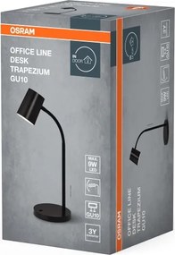 Osram - Lampă de birou DESK LINE, 1x GU10, 9W, 230V, neagră