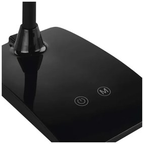 Lampă de birou LED EDDY, cu intensitate reglabilă, 6W, 230V, 3000/4500/6800K, neagră