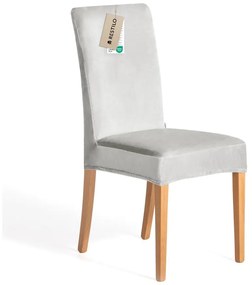 Husă gri deschis elastică pentru scaun 48 cm Sento – Restilo