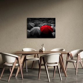 Tablou pe sticlă cu umbrele deschise (70x50 cm)