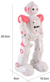 Cady robot inteligent, senzorial, jucărie interactivă roz