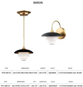 Pendul design deosebit BARRON