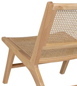 Fotoliu în culoare naturală țesut – Ixia