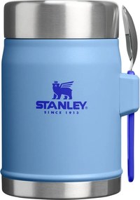 Termos albastru pentru mâncare din oțel inoxidabil 400 ml Legendary Food Jar + Spork Blue Sky – Stanley