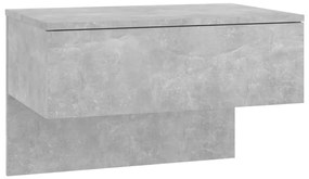 810943 vidaXL Noptieră de perete, gri beton